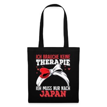 Japan - Stoffbeutel - Schwarz - Vorne