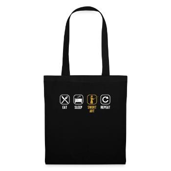 Eat Sleep Sword Art Repeat Kenjutsu Kata Shinai - Tote Bag - black - Front