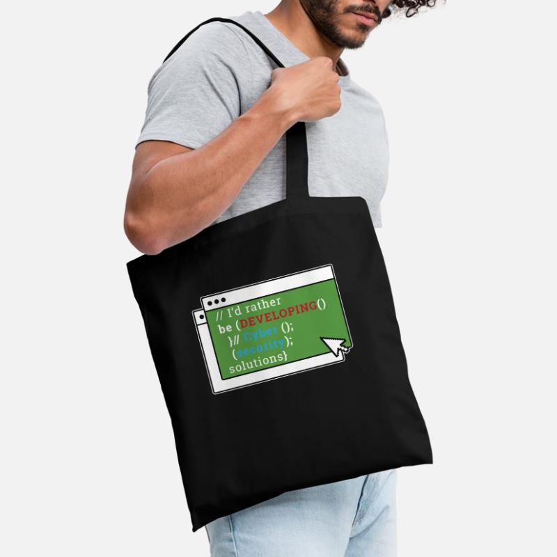 Cybersecurity I'd Rather Be Developing Programmer Tote Bag