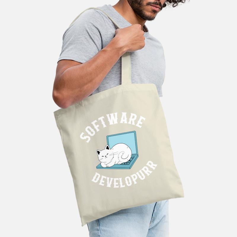 Chemise de programmeur, Software Developurr Tee, codage Sac en tissu