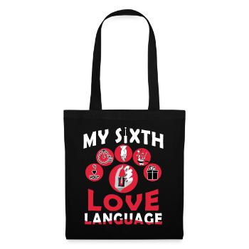 Funny Manicure Love Language Manicurist Pedicurist - Stoffbeutel - Schwarz - Vorne