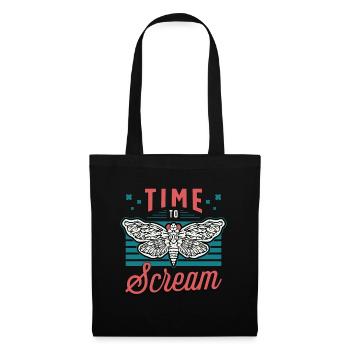 Cicadas Time To Scream Loves Periodical Cicadas - Tote Bag - black - Front
