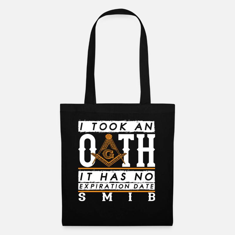 Freimaurer Geschenk I Masonic Freemasonry - Stoffbeutel - Schwarz