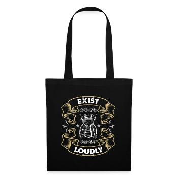 Cicadas Exist Loudly Periodical Cicadas Entomology - Tote Bag - black - Front