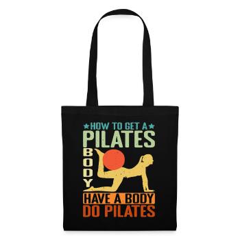 How To Get A Pilates Body, Have A Body Do Pilates2 - Tote Bag - black - Front