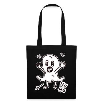 Halloween ghost ghost midnight creepy child - Tote Bag - black - Front