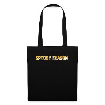 Halloween Spooky Season Citations d’Halloween - Sac en tissu - noir - Devant