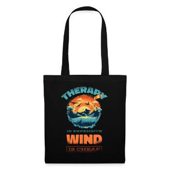 Kitesurf Kitesurf Kitesurf Vintage Drôle - Sac en tissu - noir - Devant