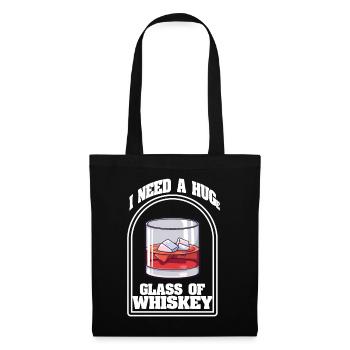 I Need a Huge Glass of Whiskey Lover - Tote Bag - black - Front