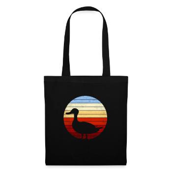 Duck Design Ducks Farm Vintage Retro Farmer - Tote Bag - black - Front