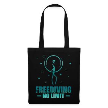 Plongée, Apnée, Apnée No Limit Apnée - Sac en tissu - noir - Devant