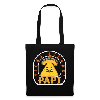 Cinco De Mayo Shirt, Nacho Average Papi Tee, - Tote Bag - black - Front