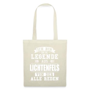 Stadt Lichtenfels Deutschland Legende Spruch - Stoffbeutel - Natur - Vorne