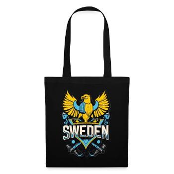 Pride of Sweden - Our Heroic Coat of Arms - Tote Bag - black - Front
