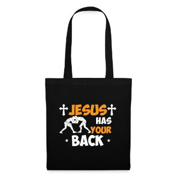 Jesus has their backs - Tote Bag - black - Front