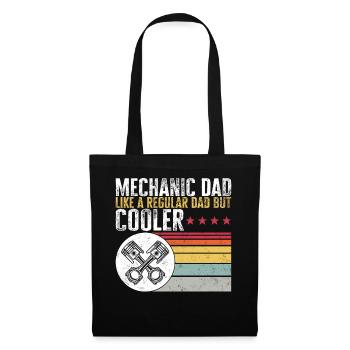 Father Shirt, Mechanic Dad Like A Regular Dad - Tote Bag - black - Front