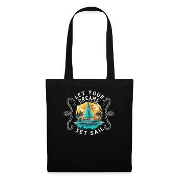 Sailor Sailboat Sailing Ship Sailing Yacht - Tote Bag - black - Front