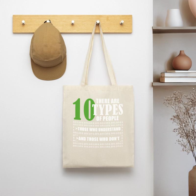 Binary Code Funny Programmer Saying Coding Stoffbeutel