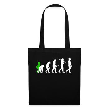 Alien, UFO, UAP, Space, Space Flying Object - Tote Bag - black - Front