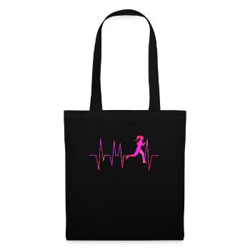 Runner Design for Jogger Triathlon Woman - Tote Bag - black - Front