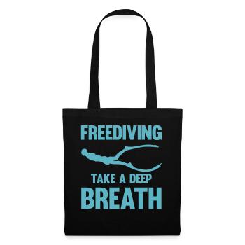 Plongée, Apnée, Apnée No Limit Apnée - Sac en tissu - noir - Devant
