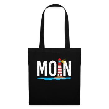 Low German word beach Baltic Sea Saying North Sea - Tote Bag - black - Front