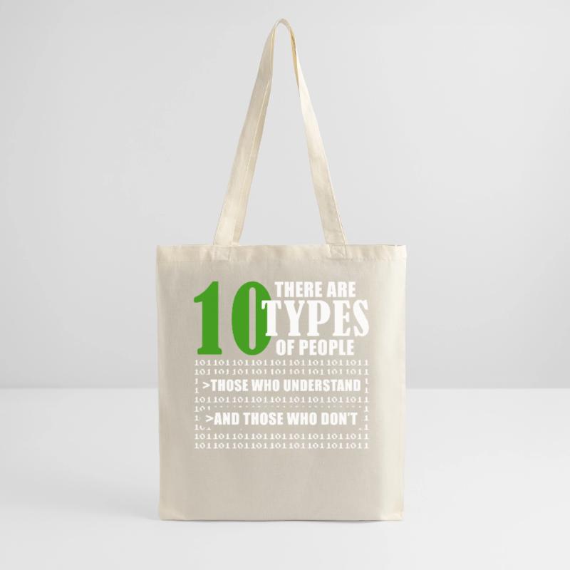 Binary Code Funny Programmer Saying Coding Stoffbeutel