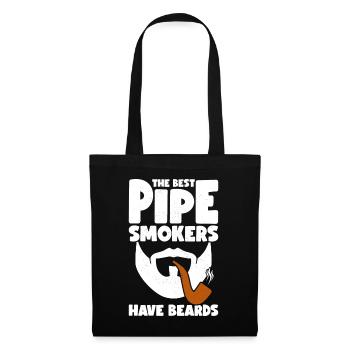 Pipe Smoking Pipes - Tote Bag - black - Front