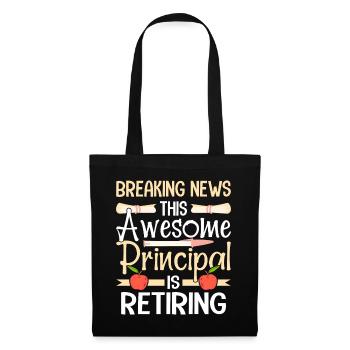 Education Retired Educator Retired Teacher - Tote Bag - black - Front