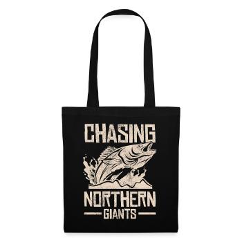 Fishing, Angler, Fisherman Fishing and Pike Fishing - Tote Bag - black - Front