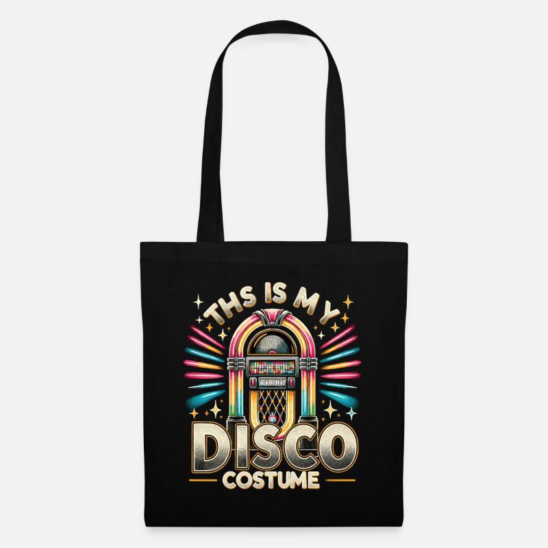 This Is My Disco Costume - Stoffbeutel - Schwarz