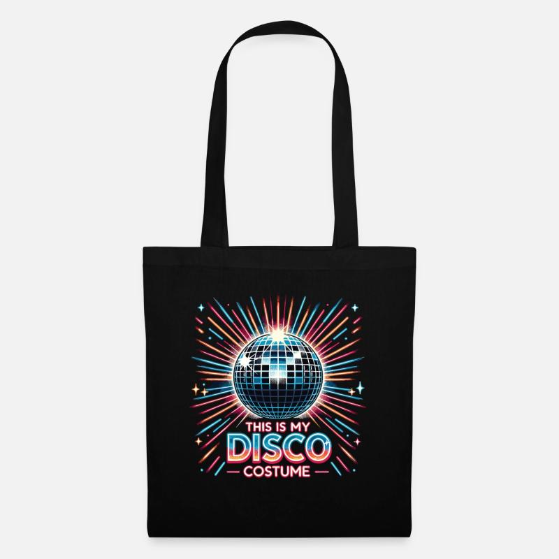 This Is My Disco Costume - Stoffbeutel - Schwarz