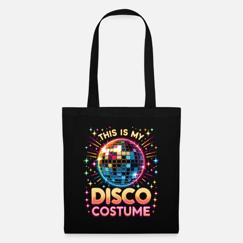 This Is My Disco Costume - Stoffbeutel - Schwarz