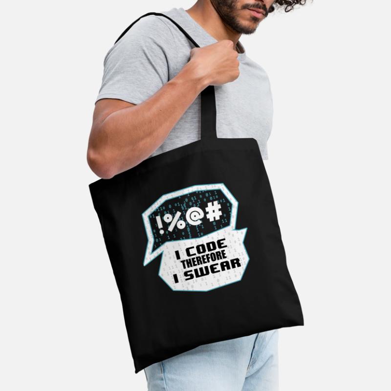 Funny Programming Saying Binary Codes Computer Sci Stoffbeutel