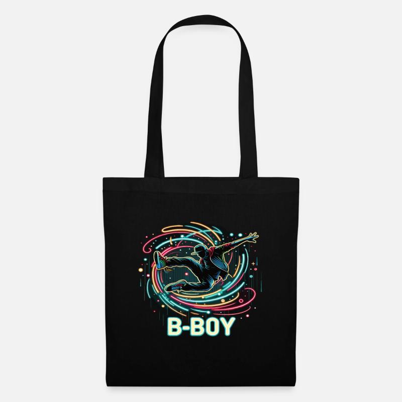 Breakdance Breakdancer Breakdance Enfants - Sac en tissu - noir