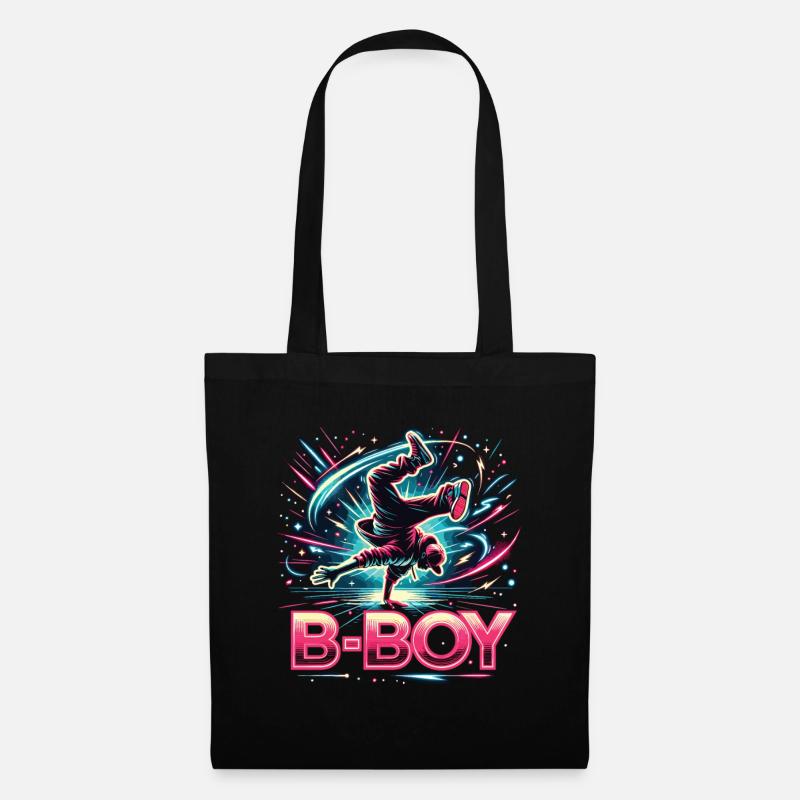 Breakdance Breakdance Breakdance Bambini - Borsa di stoffa - nero