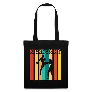 Kickboxer Arts martiaux Kickboxing Kickboxen - Sac en tissu - noir - Devant