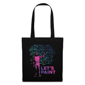 House Painter Decorator Retro 80s - Tote Bag - black - Front