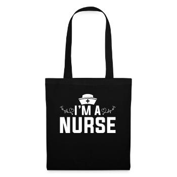 Registered Nurse Hospice Nurse Hospital Nurse - I' - Tote Bag - black - Front