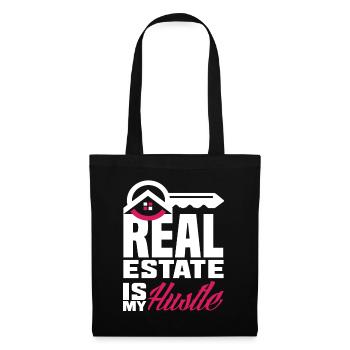 Real Estate Agent Business Job Real Estate - Tote Bag - black - Front