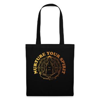 Nurture Your Spirit Yoga Meditation - Stoffbeutel - Schwarz - Vorne