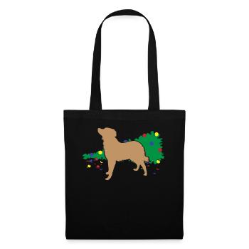 Chaos Dog Christmas Tree Fall Fun - Tote Bag - black - Front