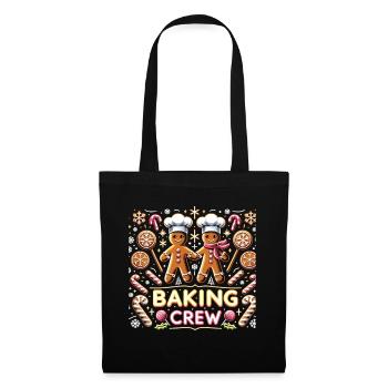 Équipe de pâtisserie - Sac en tissu - noir - Devant