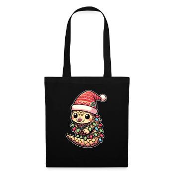 Santa Hat Christmas Fairy Lights Scales - Tote Bag - black - Front