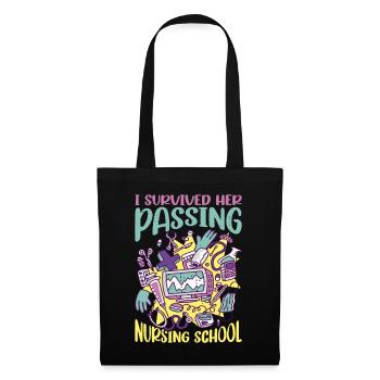 I Survived Her Passing Nursing School 26 - Tote Bag - black - Front