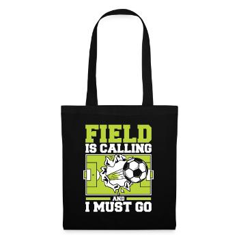 Field Is Calling And I Must Go Professional Soccer Player - Tote Bag - black - Front