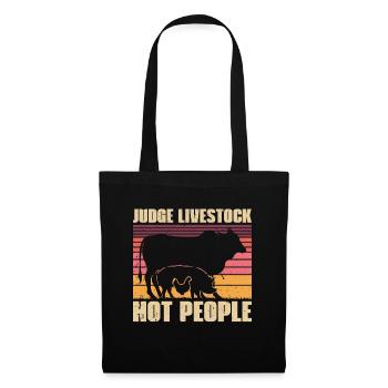 Livestock Breeder Judge Livestock Not Farmers - Tote Bag - black - Front