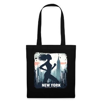 Runner Skyline NYC - Tote Bag - black - Front