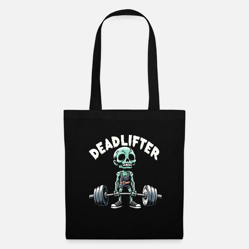 Zombie Deadlifter Deadlift Bodybuilding Workout - Stoffbeutel - Schwarz