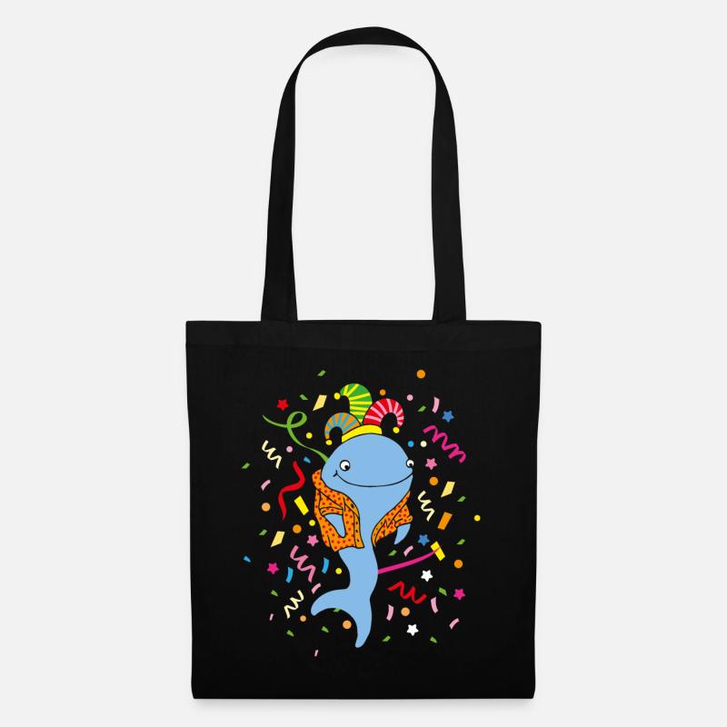 Carnaval Carnaval Confettis Fool’s Cap Cologne - Sac en tissu - noir